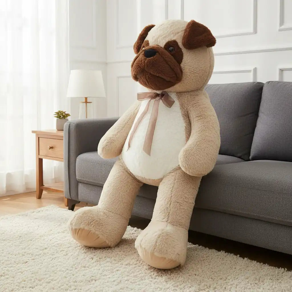 Peluche Bouledogue Français - 140cm