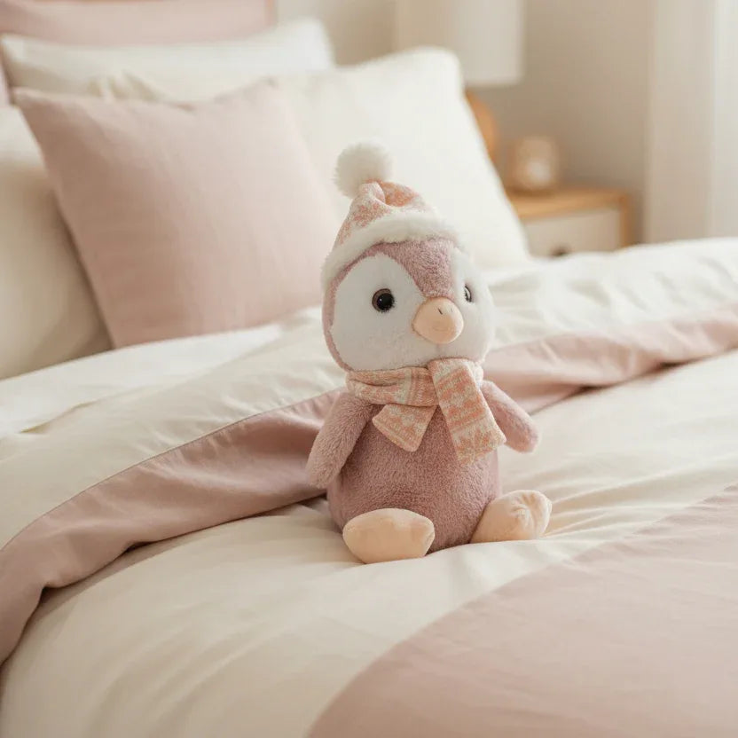 Peluche Pingouin Frileux - 30cm