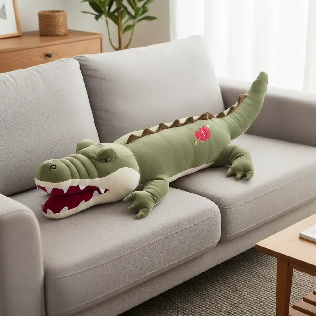 Peluche Géante Crocodile - 100cm