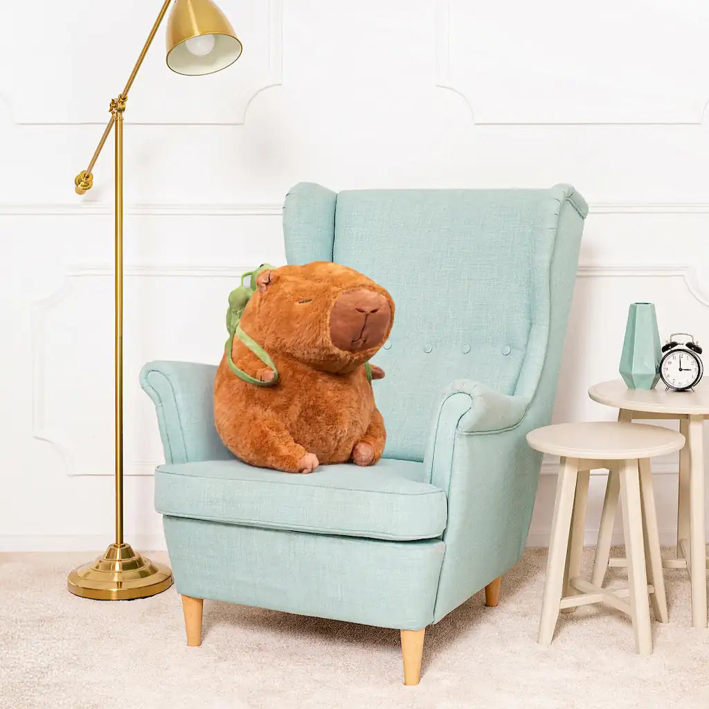 Peluche Capybara Cartable - 25 à 150cm