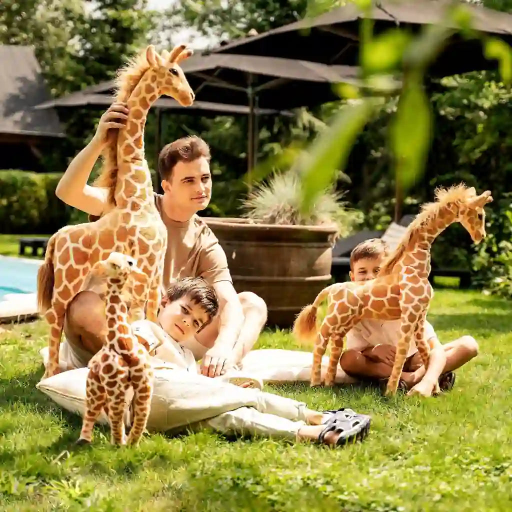 Peluche Girafe Géante - 50 à 120cm