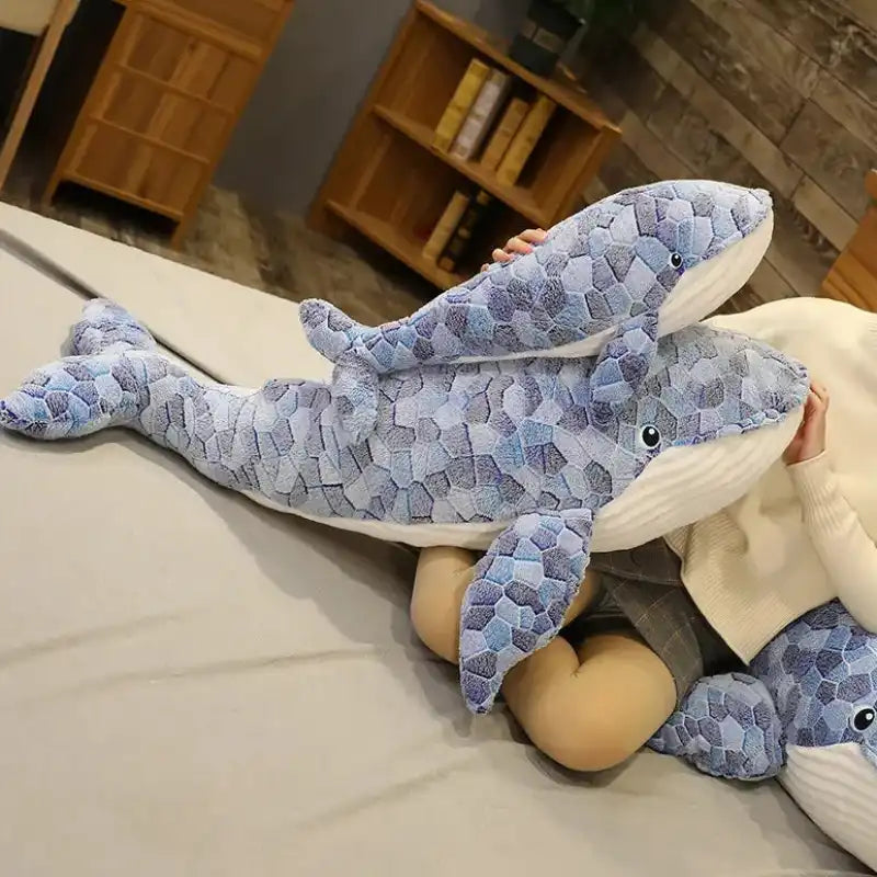 Peluche Géante Baleine - 90 à 110cm