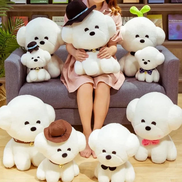 Bichon frise plush on sale