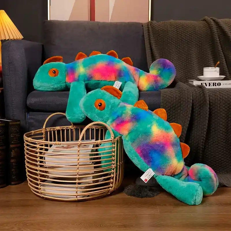 Plüschtier Chamäleon Mehrfarbig – 45 cm