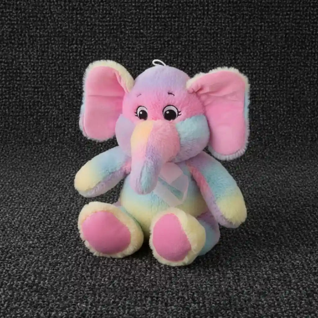 peluche elephant rose