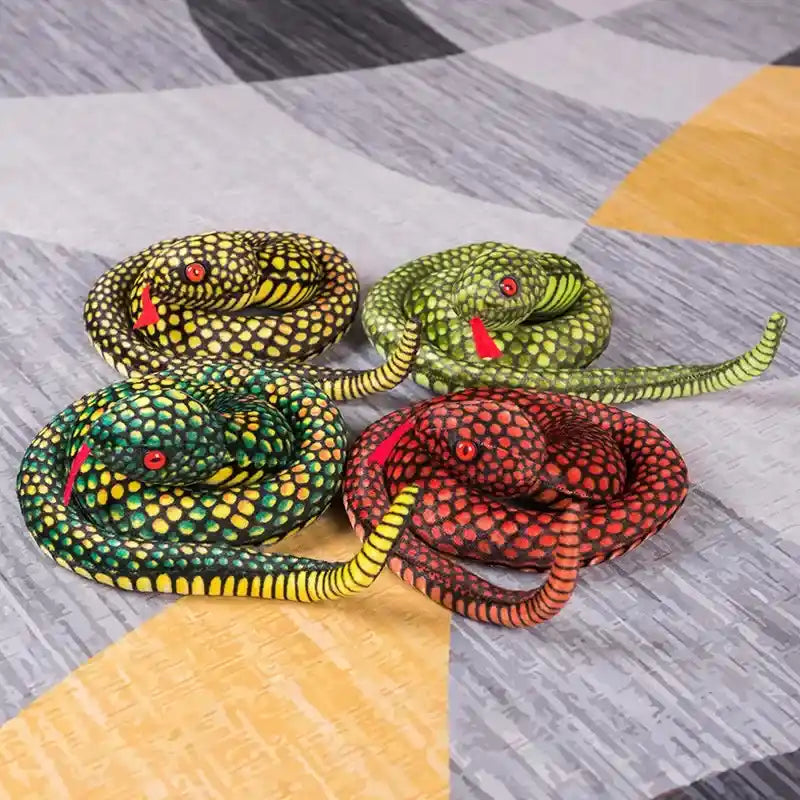 doudou serpent yeux rouges