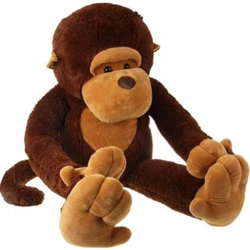 doudou singe marron