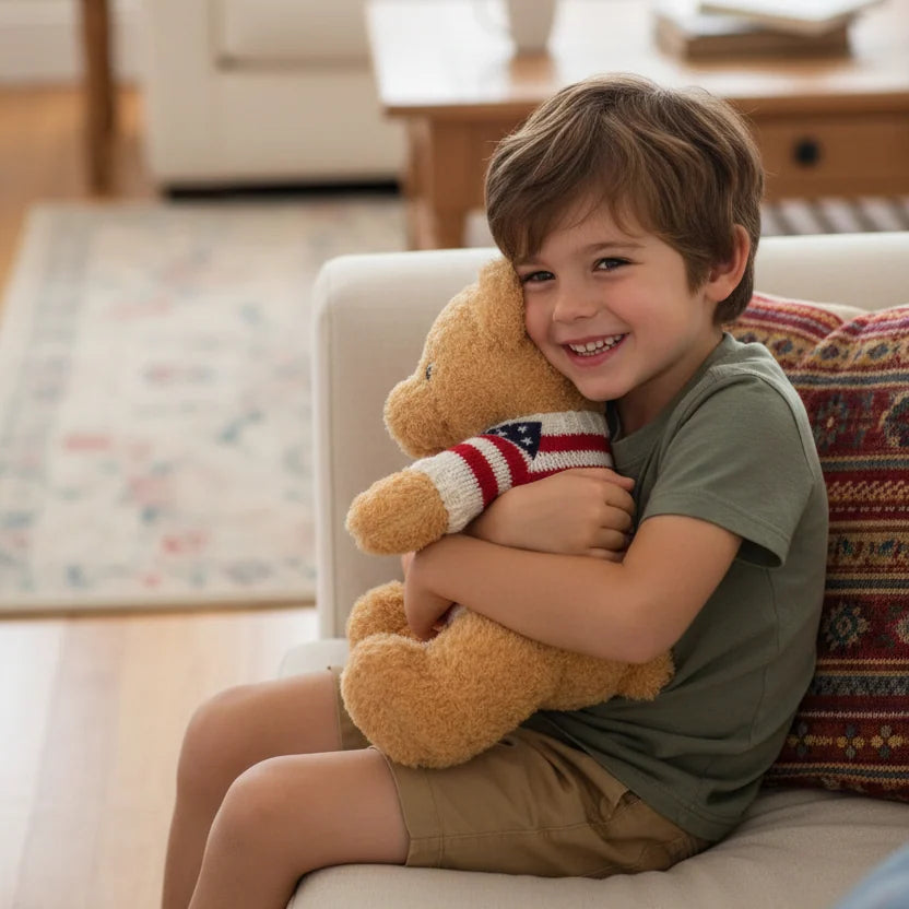 Peluche Ourson Américain - 30cm