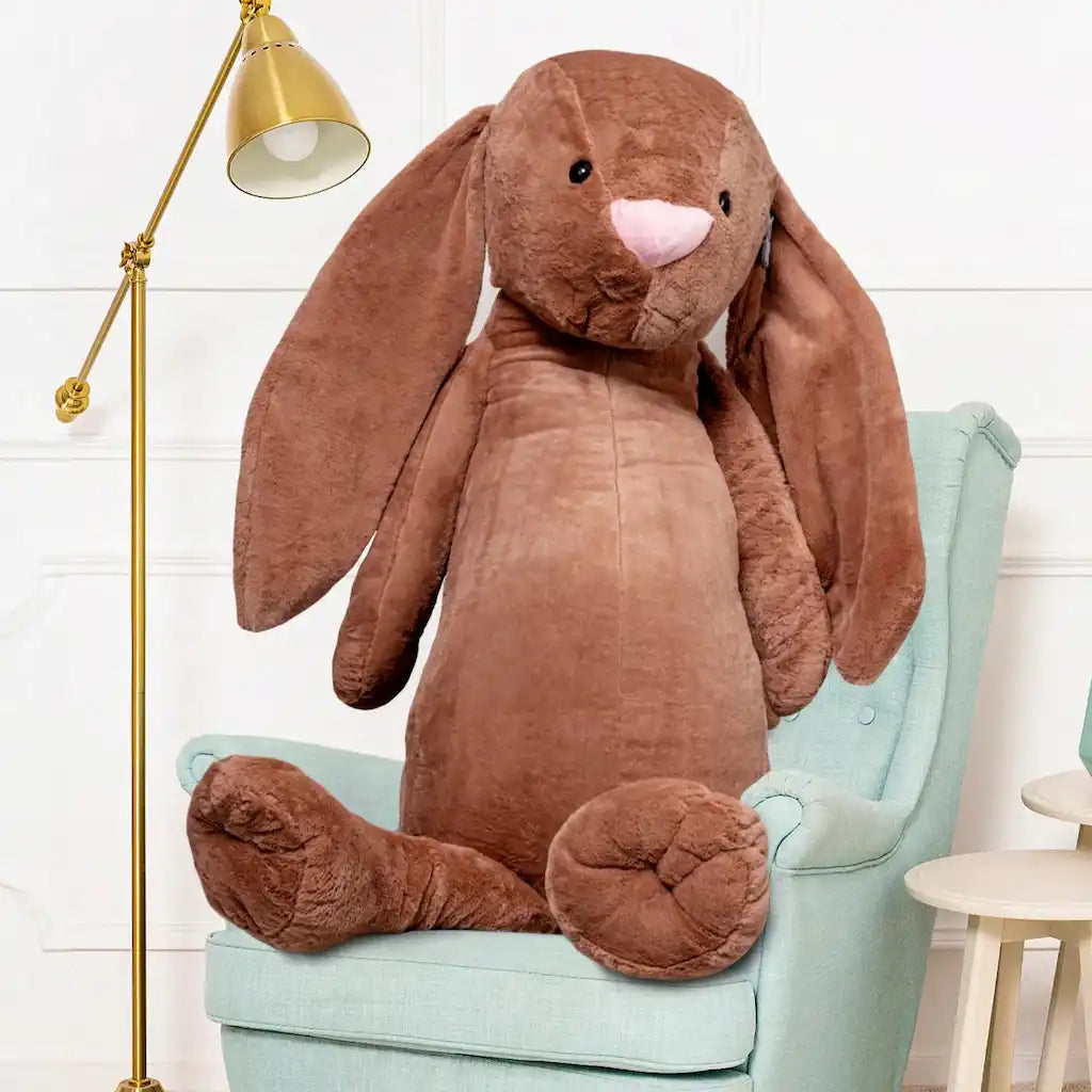 enorme peluche lapin