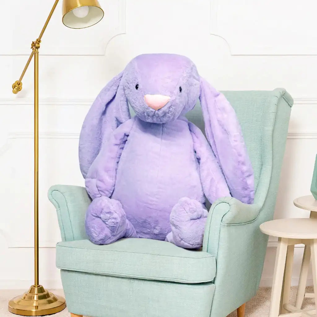 grand lapin peluche