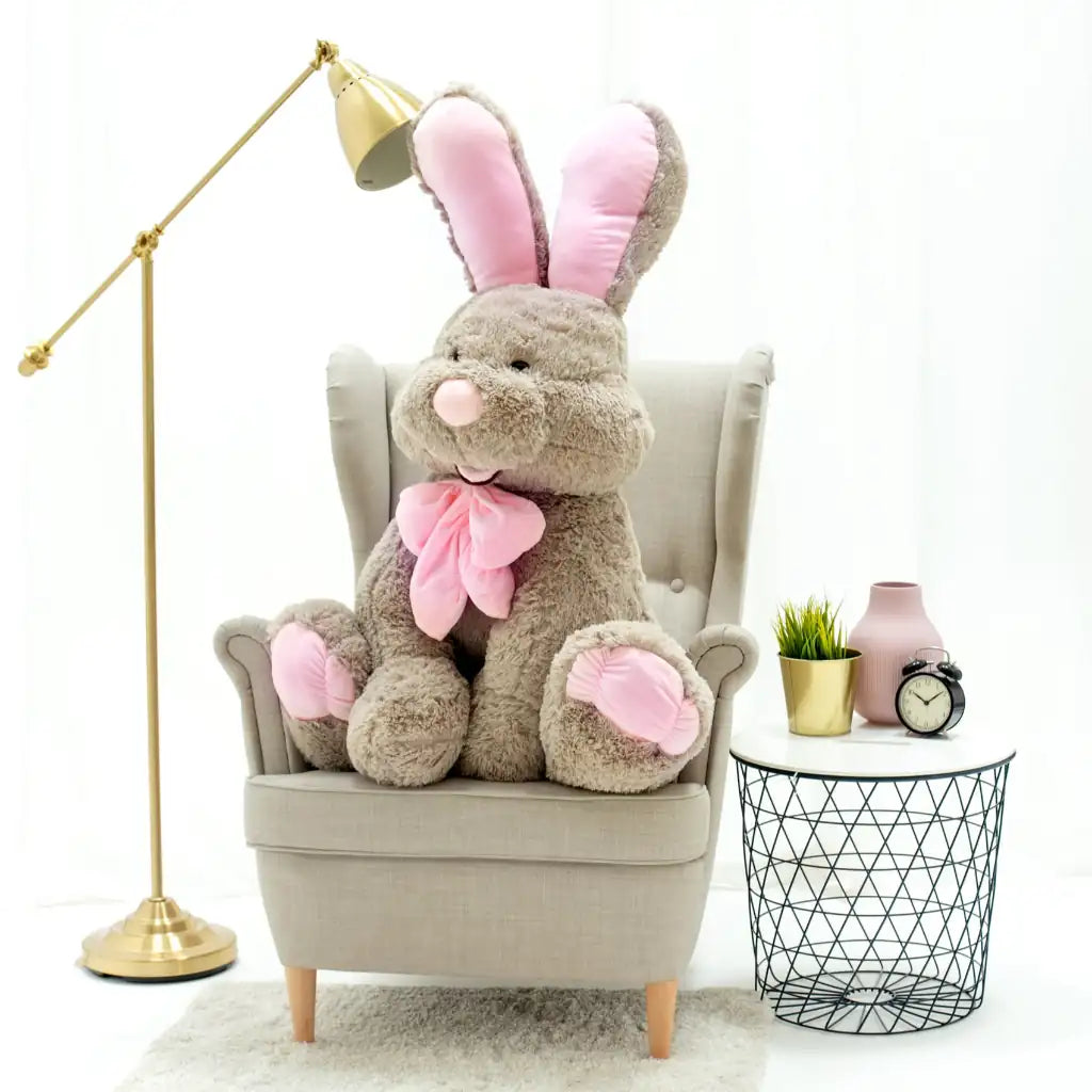 grande peluche lapin