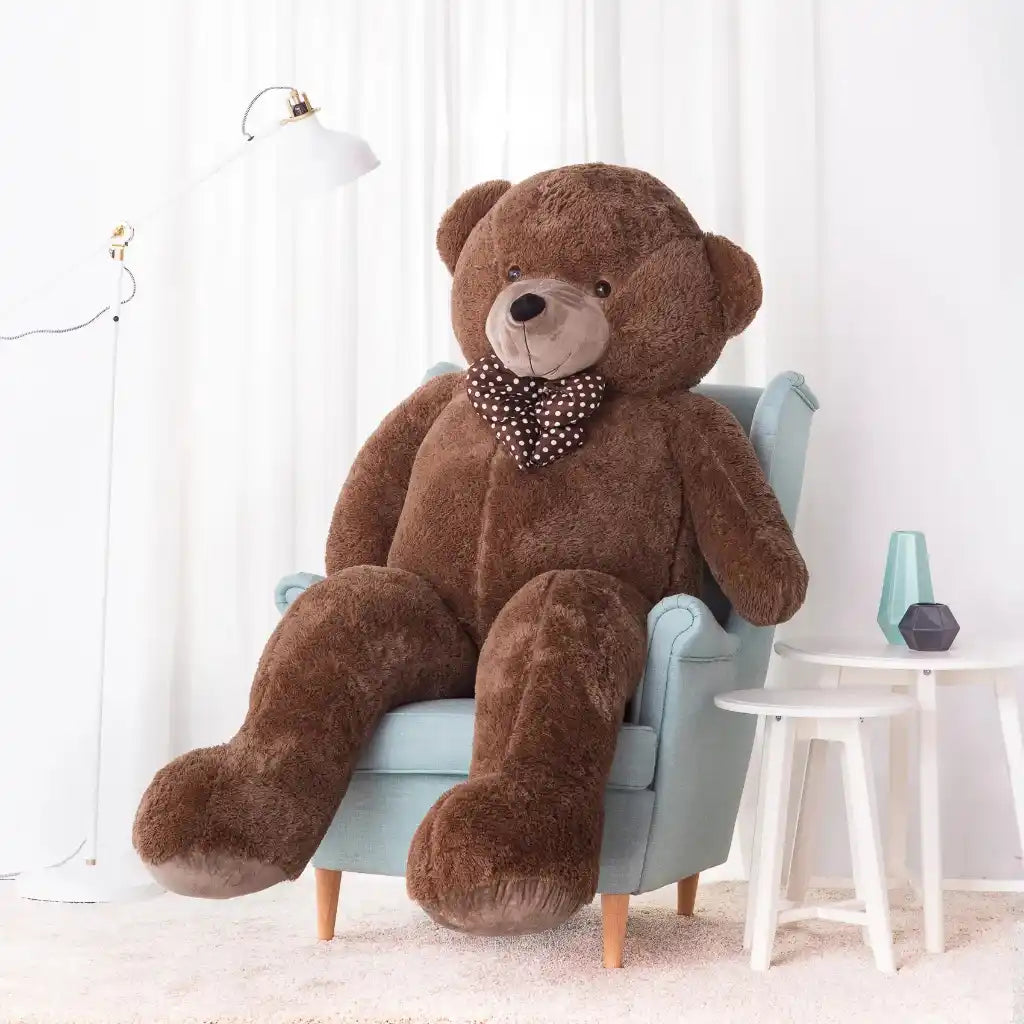 grande peluche ours marron