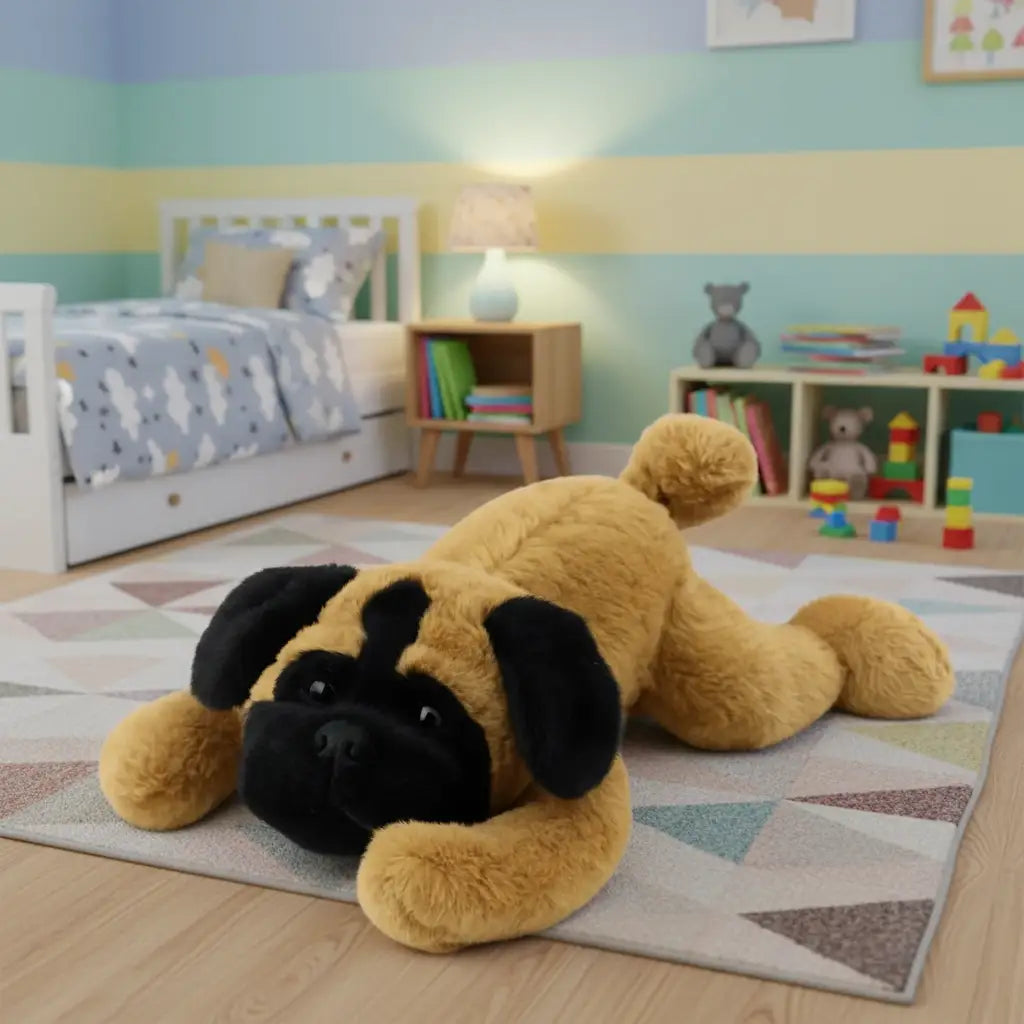 large pug plush toy