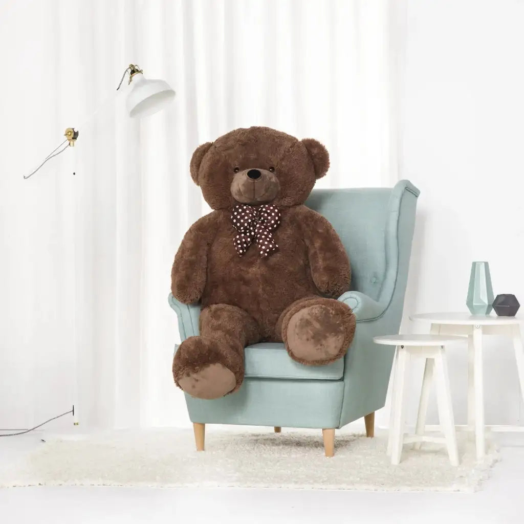 grosse peluche ours marron