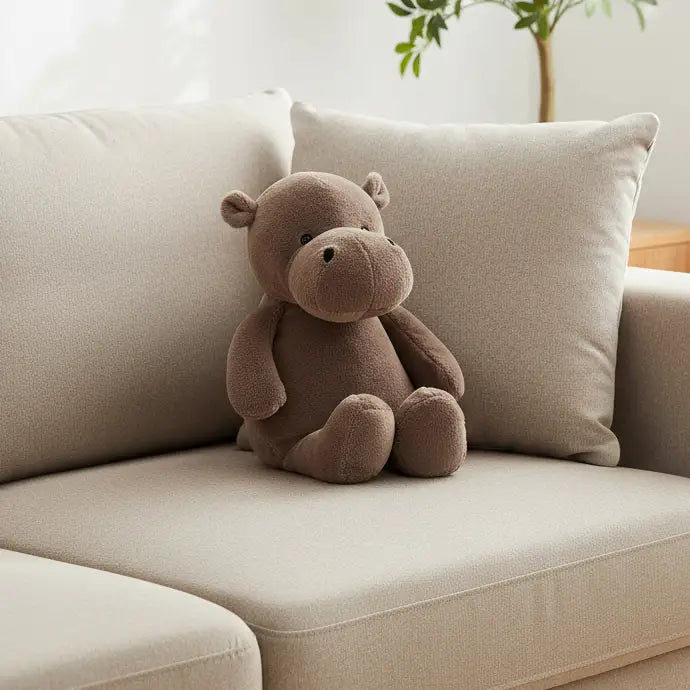 hippopotame en peluche