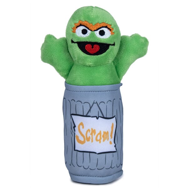 Jouet en peluche à l’effigie de Oscar Rue Sésame de 17 cm