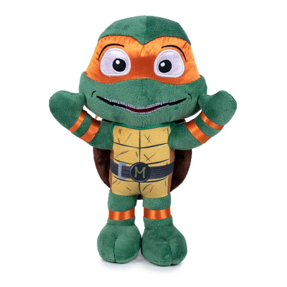 Jouet en peluche à l’effigie de Michelangelo Tortues Ninja de 21 cm
