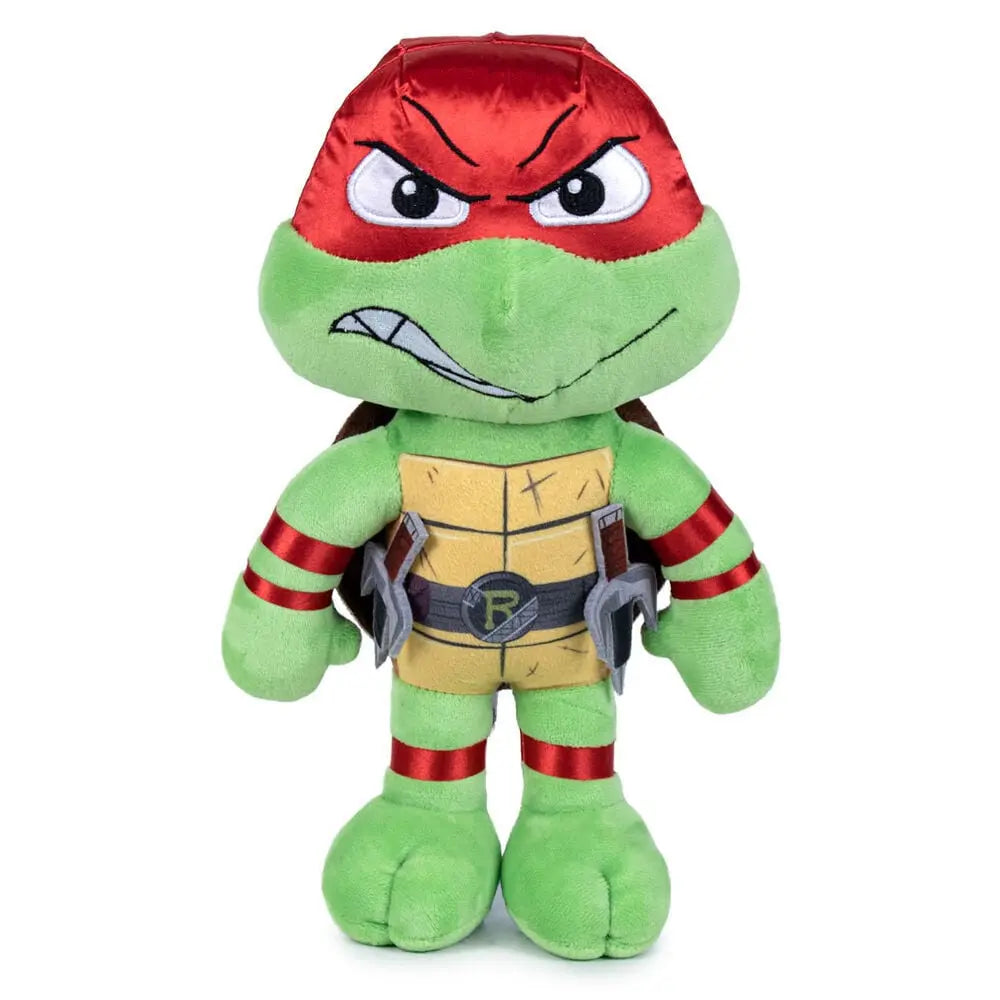 Jouet en peluche à l’effigie de Raphaël Tortues Ninja de 21 cm