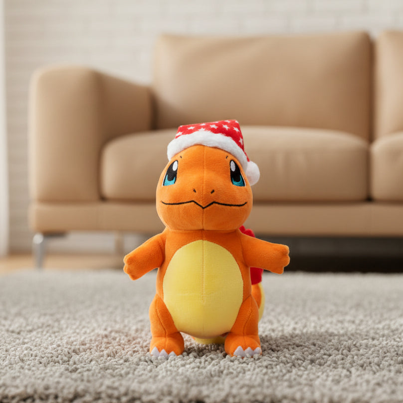 Charmander Christmas Plush – 20 cm