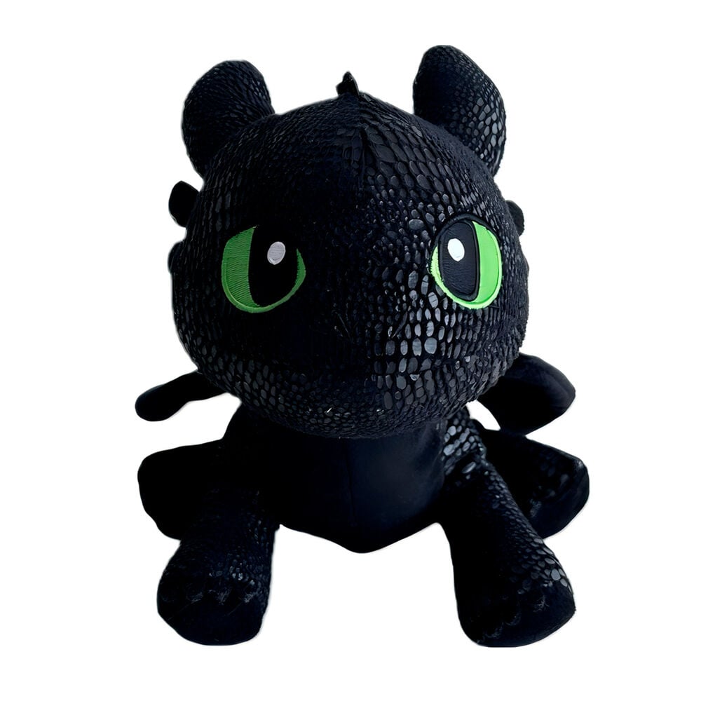 Jouet en peluche représentant Krokmou Attentif de 25 cm, univers Dragons