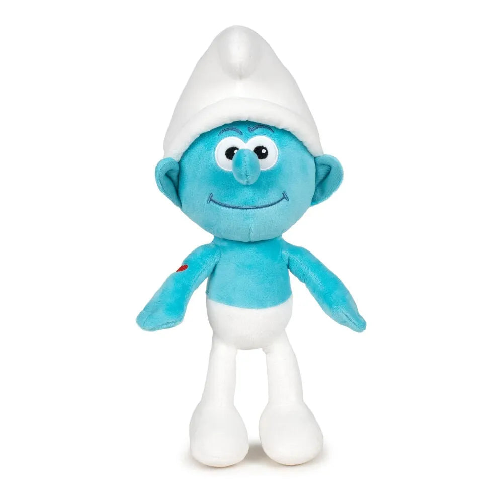 Jouet en peluche représentant Schtroumpf Costaud de 32 cm, univers Les Schtroumpfs