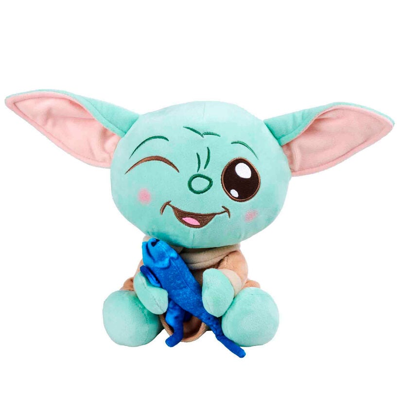 Jouet en peluche représentant Grogu Lézard de 25 cm, univers Star Wars