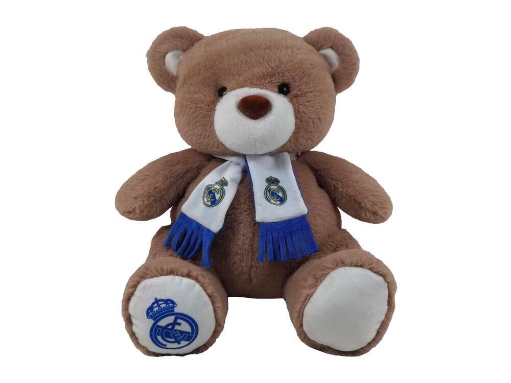 Jouet en peluche à l’effigie de Ours écharpe Real Madrid de 32 cm