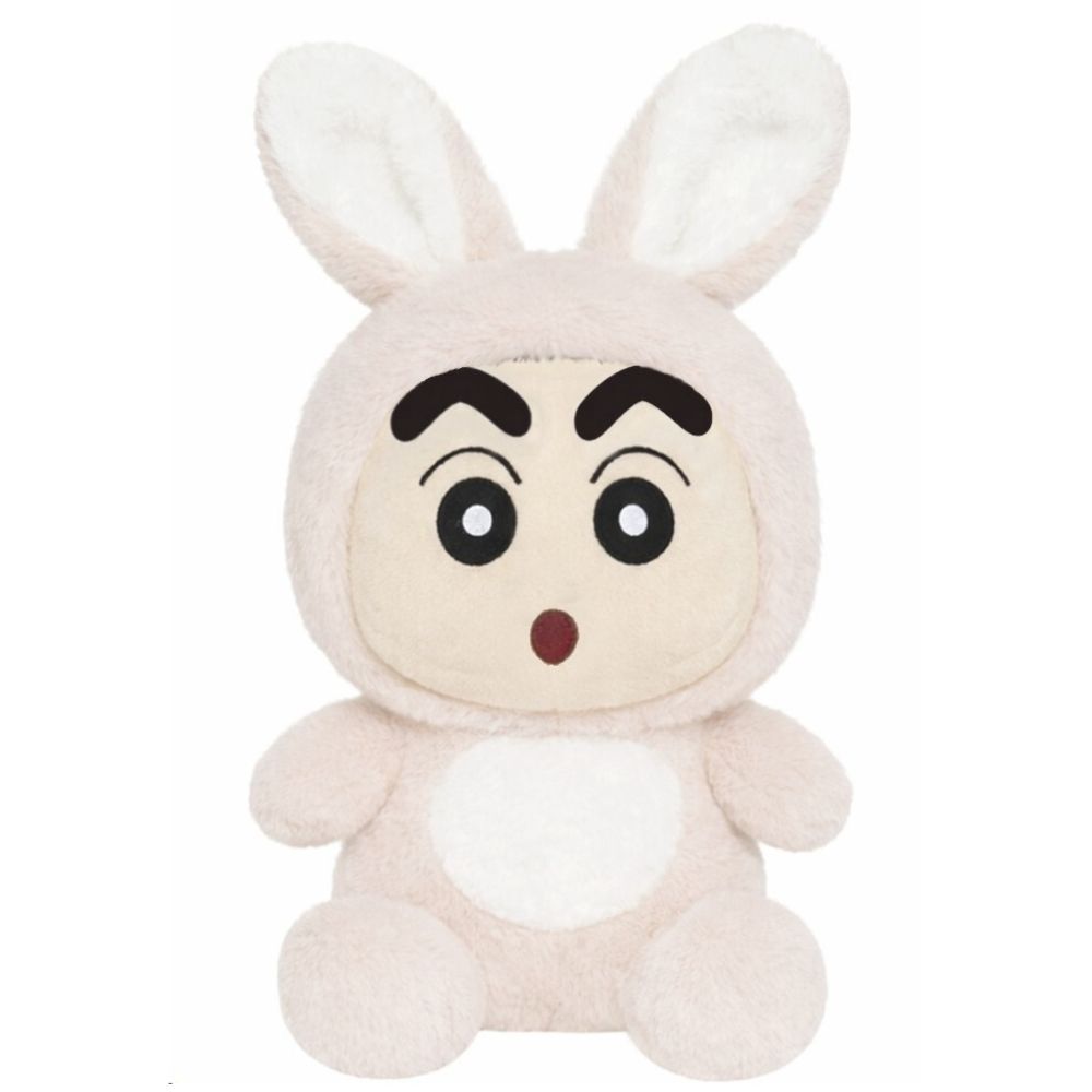 Jouet en peluche à l’effigie de Lapin Rose Shin Chan de 30 cm