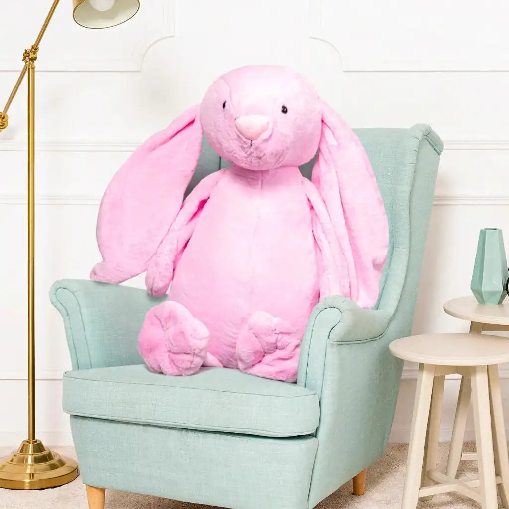 immense peluche lapin