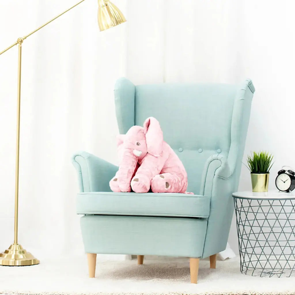jolie peluche elephant rose