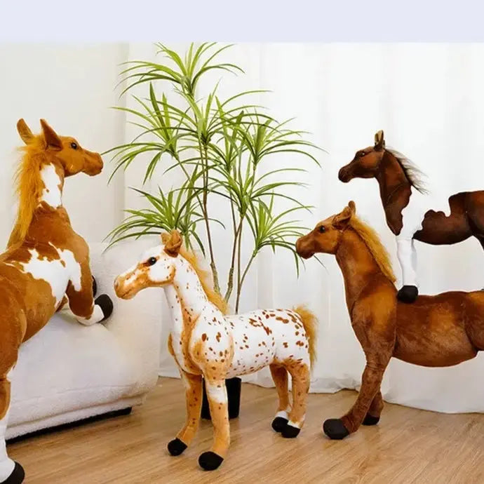 Grande top peluche cheval