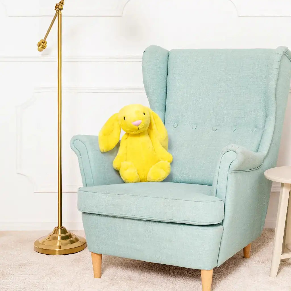 lapin en peluche géant