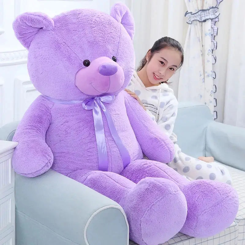 Purple Teddy Bear 60 to 120cm