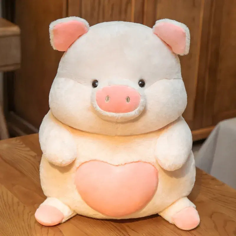 peluche cochon amoureux mignonne