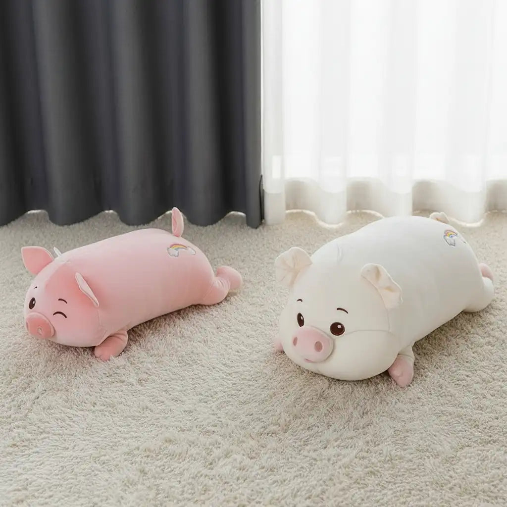 peluche cochon rose