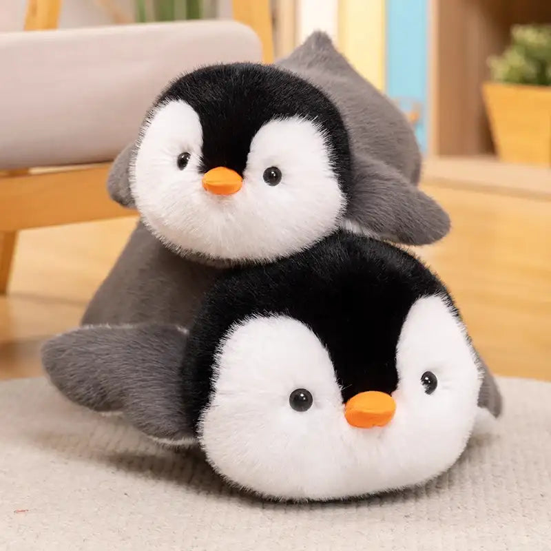 Fluffy Penguin Plush