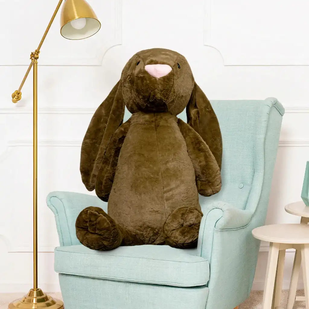 peluche lapin sombre