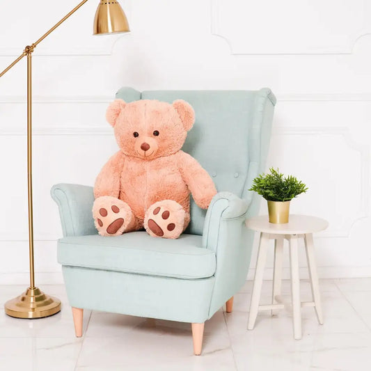 peluche ours beige