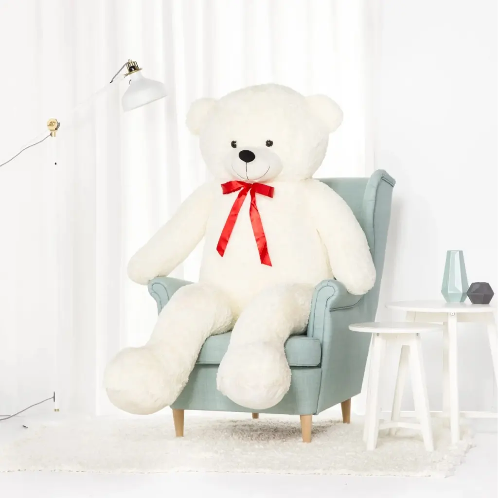 peluche ours xxl blanc