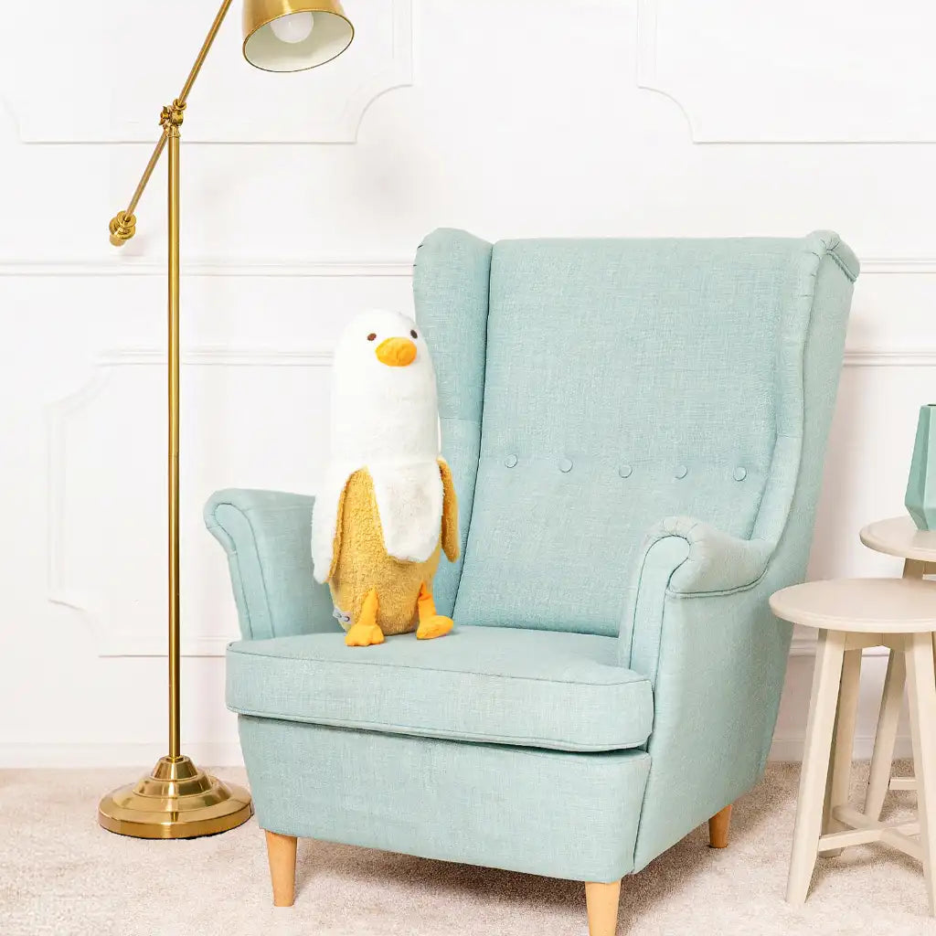 peluche poulet banane