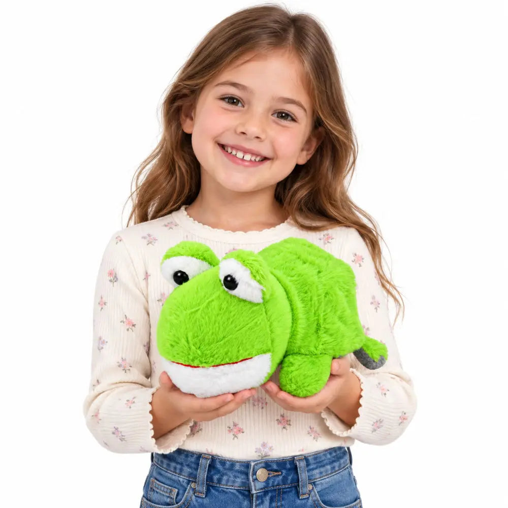 Reversible koala and frog 25 cm plush toy