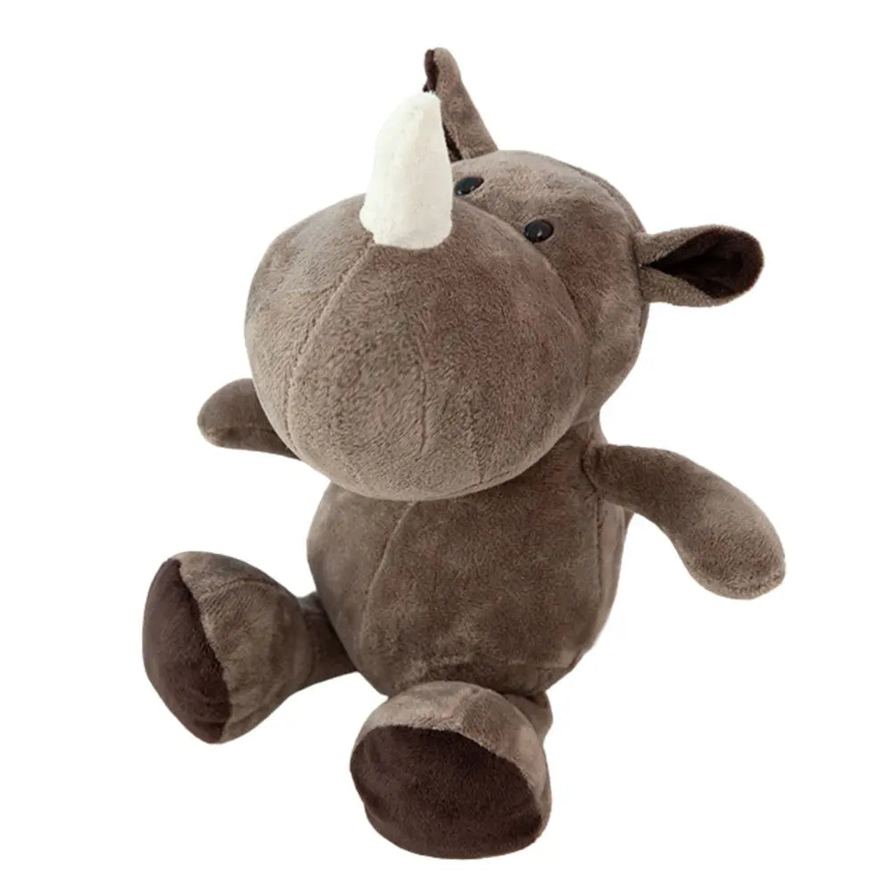 Brown Rhino 25 cm plush toy