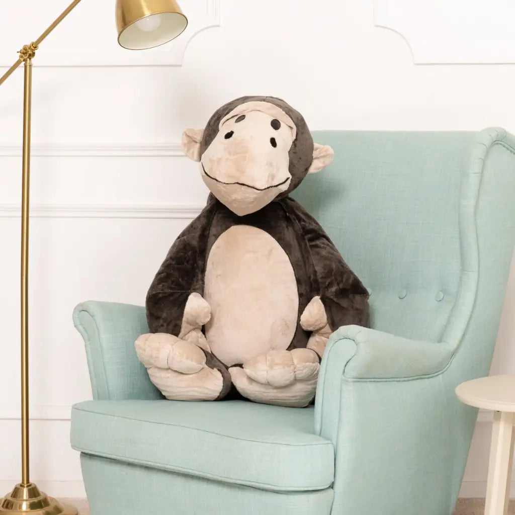 peluche singe noir