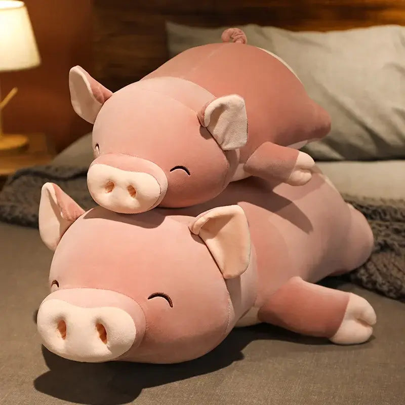 Peluche géante cochon on sale