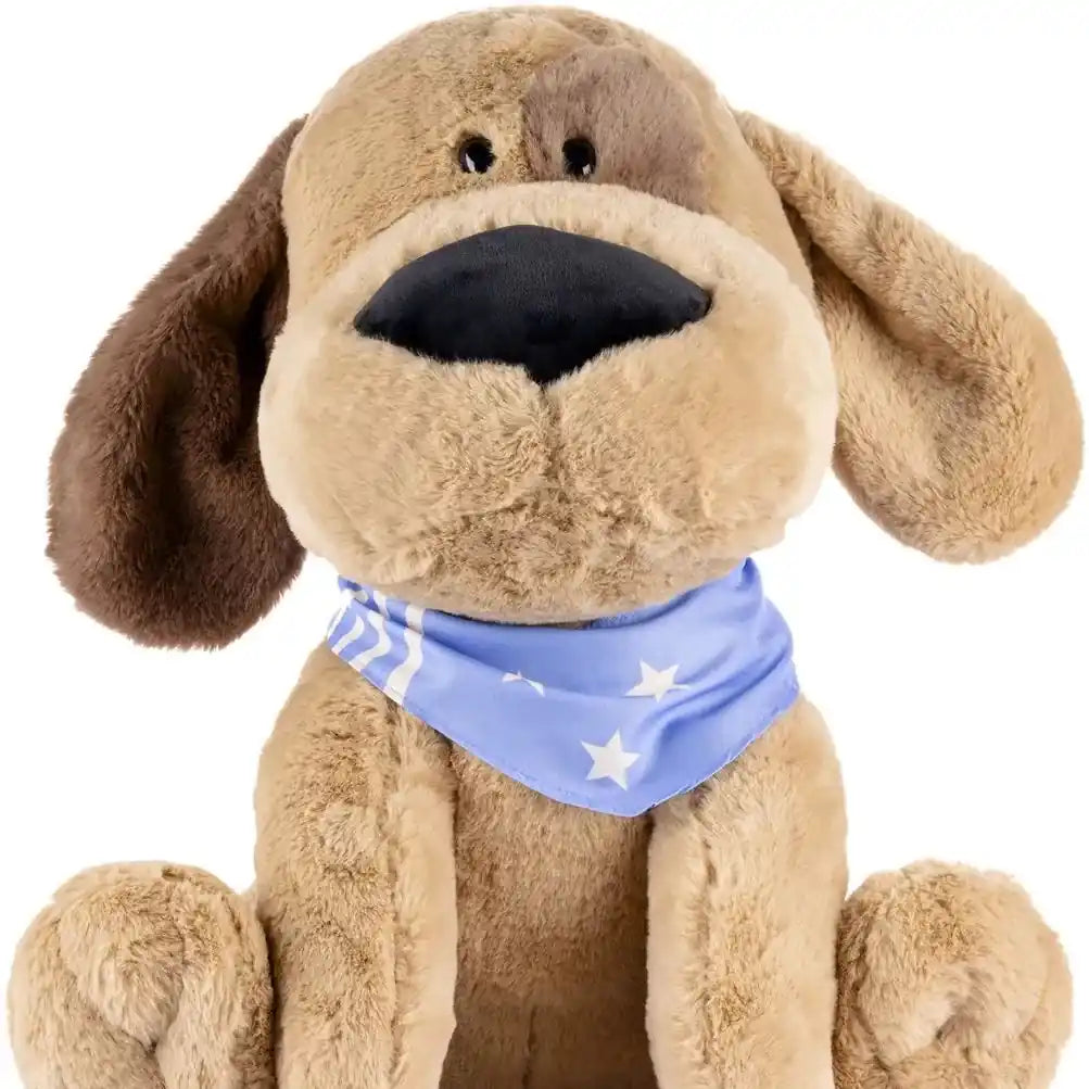 petit chien peluche marron