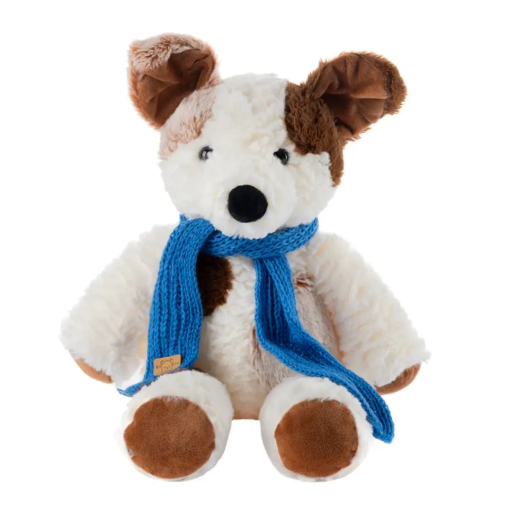 petit doudou chien blanc