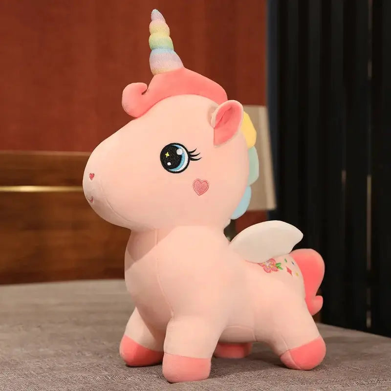 Peluche Unicornio Rosa 30 a 50cm