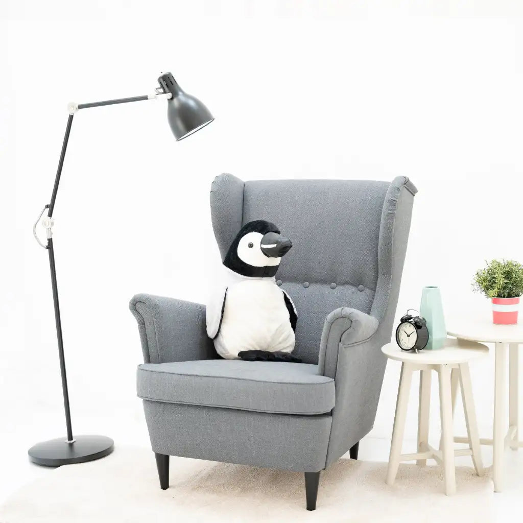 pingouin geant peluche