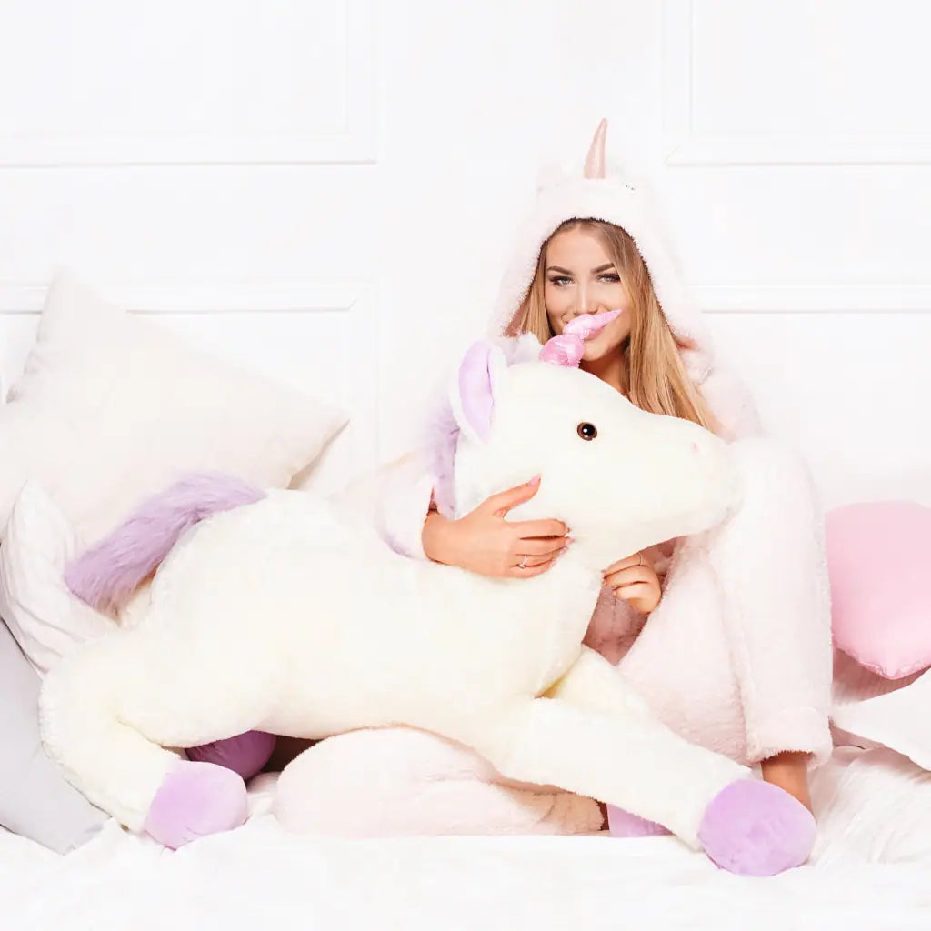 Peluche Licorne Géante - 50 à 220cm