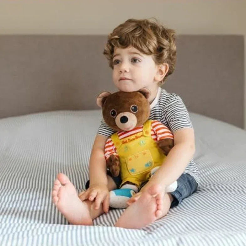 Peluche Petit Ours Brun Musicale - 30cm